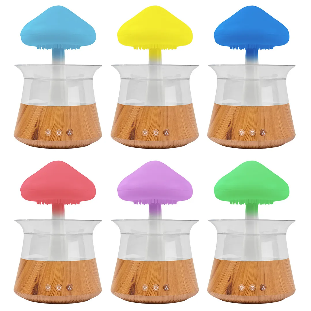 Светильник-увлажнитель воздуха ''Гриб'' EL15 CH06-2(wood)