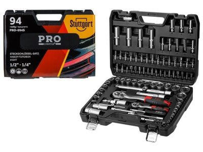 Набор головок и бит 94 пр. 1/4'',1/2'' PRO STARTUL STUTTGART PRO-094S
