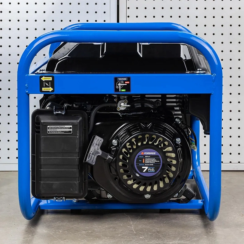 Генератор автономный бензиновый, 830/2500Вт ном., 3 роз. 220В Forsage F-FY3000