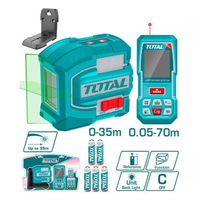 Набор из уровня лазерного и дальномера TOTAL TOSLL0401