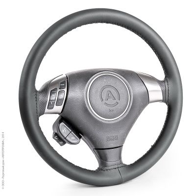 Оплётка для перетяжки руля AUTOPROFI SAM-300 BK (M)