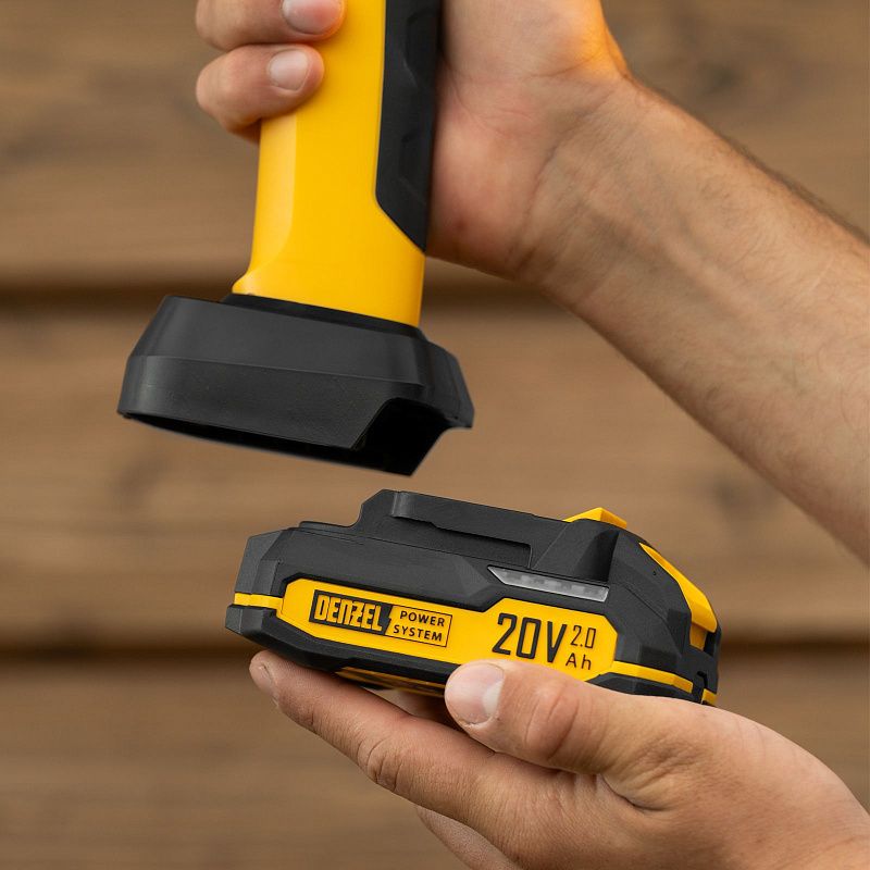 Ножницы-кусторез аккумуляторные GS-20, Li-Ion, 20 В Denzel 59432