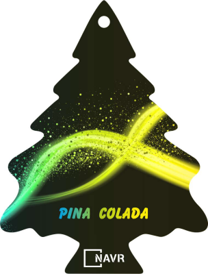Ароматизатор воздуха картонный PINA COLADA NAVR NG-K-010