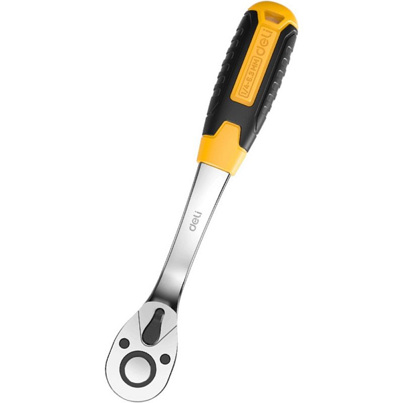 Трещотка 1/4", 150 мм, 72 зуба Deli RS EDL2324