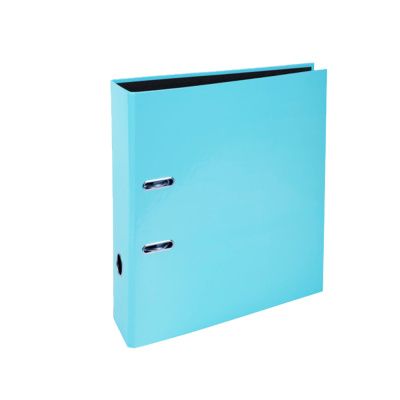 Папка-регистратор "Aquarel", А4, 80 мм, ламинированный картон, голубой