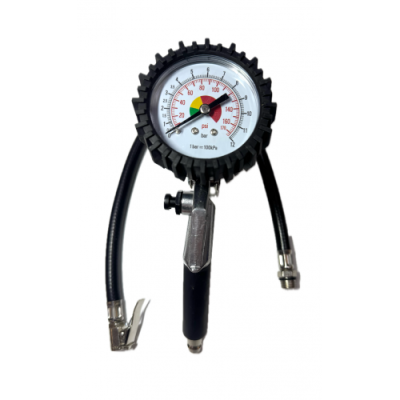 Пневмопистолет с манометром 0.8MPa для подкачки колёс H-D HD-2370