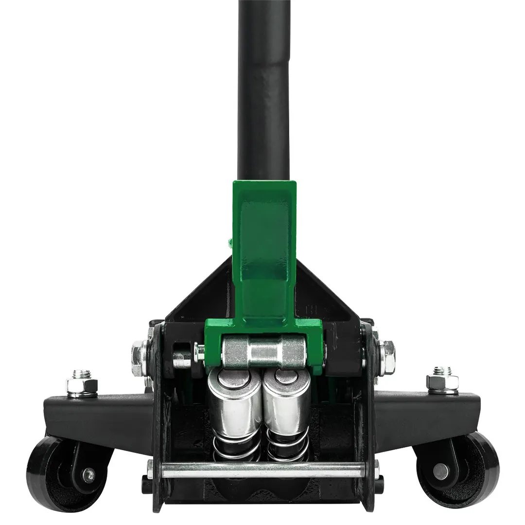 Домкрат подкатной гидравлический 4 т, 140-508 мм двухпоршневой с 3-мя уровнями фиксации RockForce RF-T84008