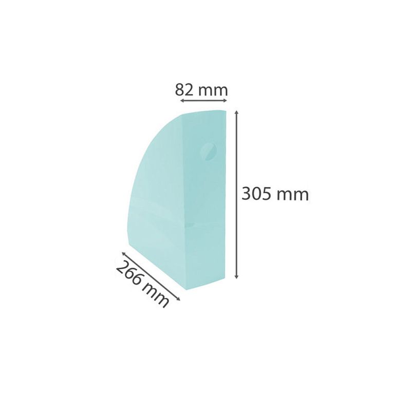 Модуль для бумаги вертикальный "Aquarel", зеленая пастель