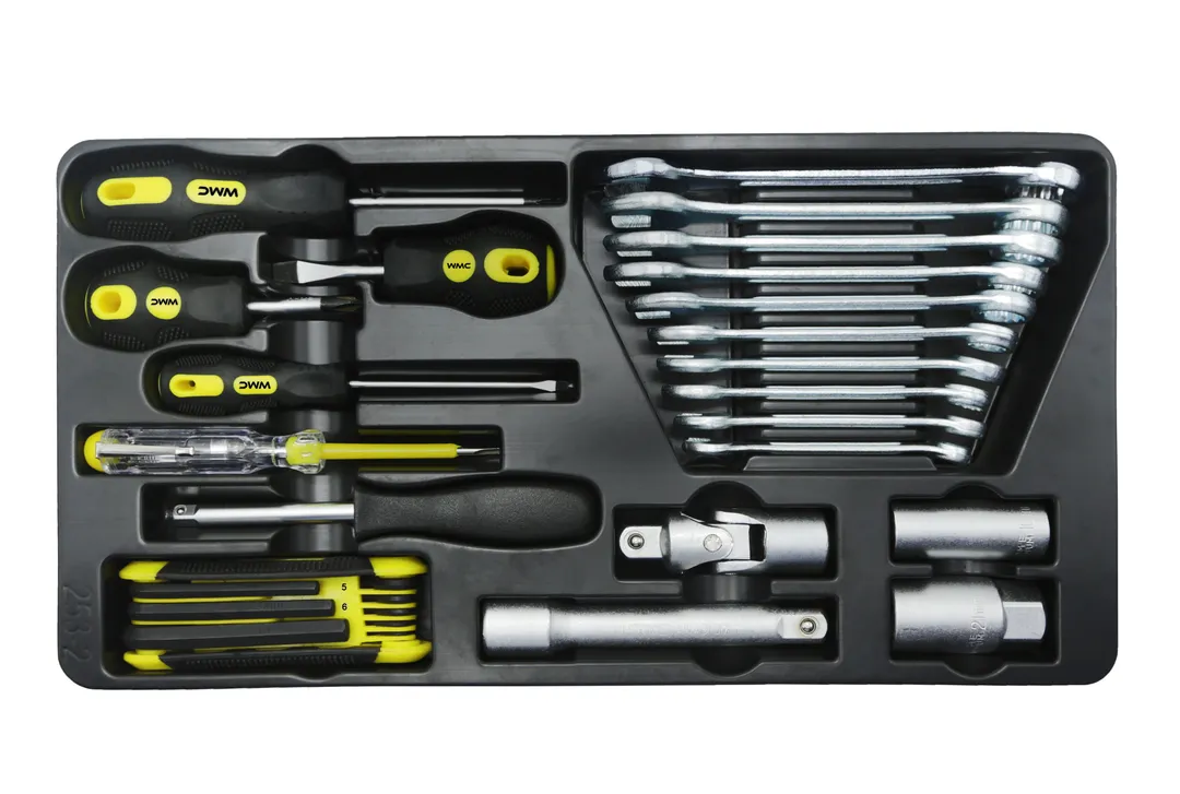 Тележка инструментальная с набором инструментов 253 пр. WMC TOOLS WMC-WMC253