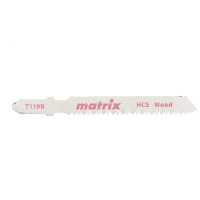 Полотна для электролобзика по дереву, 3 шт, T119B, 50 x 2 мм, HCS Matrix 78228