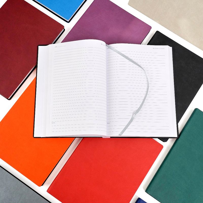 Ежедневник недатированный "Tucson Flex", А5, 272 страницы, бордовый