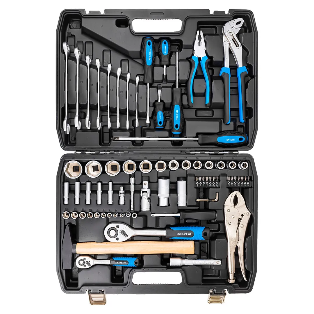 Набор инструмента 72 пр 1/4''&1/2'' 6-гр KINGTUL KT-4722-5