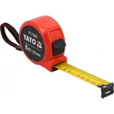 Рулетка стальная 8мх25 мм Yato YT-71082