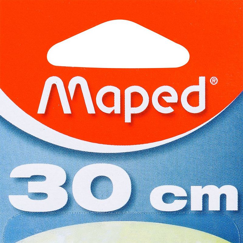Линейка алюминевая Maped, 30 см, серебристый