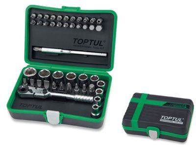 Набор инструментов MINI 1/4'' 45 пр. 6-гр. Toptul GADW4501
