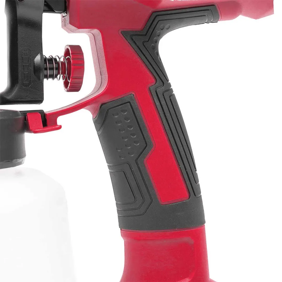 Краскопульт ручной электрический 230В, 400Вт, объем бачка 1л, макс.расход краски 800 мл/мин PATRON P-SG100-640H