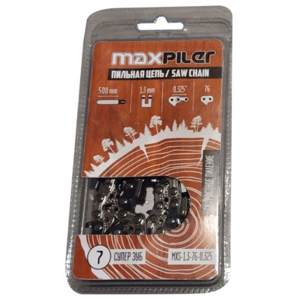 Цепь пильная MXS, 500 мм., 20", 0,325", 1,3 мм., 76 зв.Carver 52-20/62-20.Patriot PT5220 20 PIT MXS-1,3-76-0,325