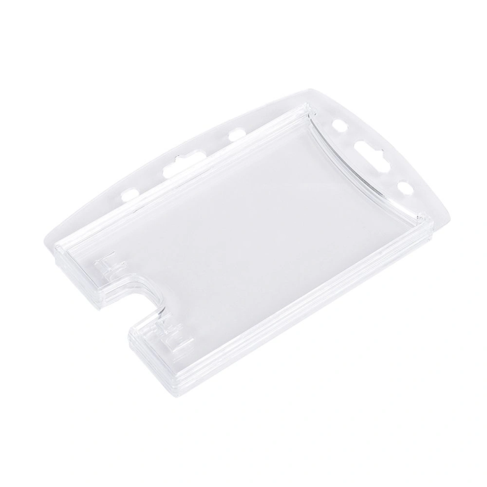 Бейдж для 2-х ID пропусков или магнитных карт, 54x86 мм, прозрачный