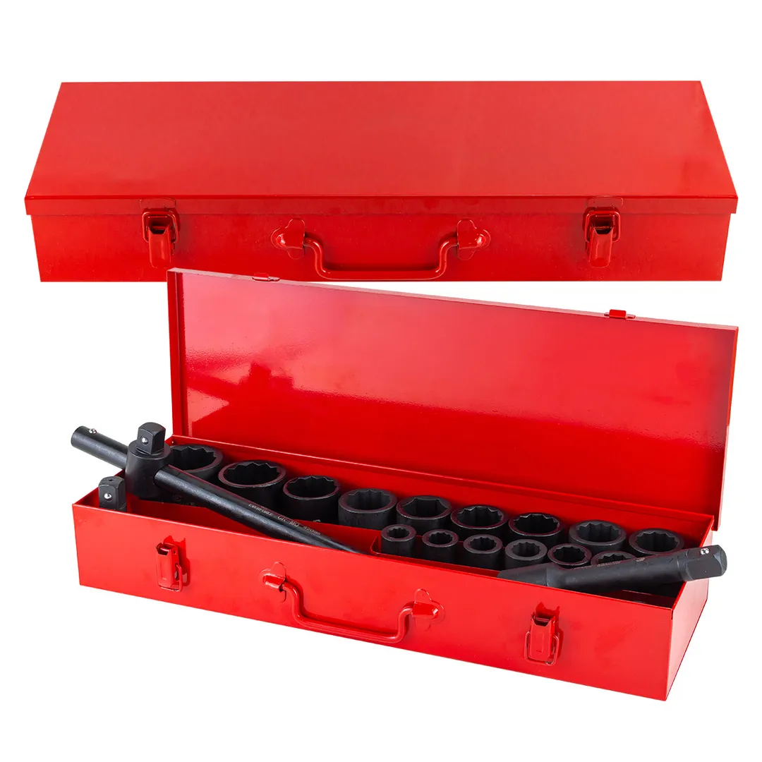 Набор инструментов ударных 17-50 мм 21 пр. 3/4'', 12-гр. EVERFORCE EF-6212-9MPB