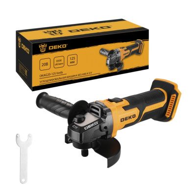 Углошлифмашина аккумуляторная DKAG20-125 DEKO 063-2155