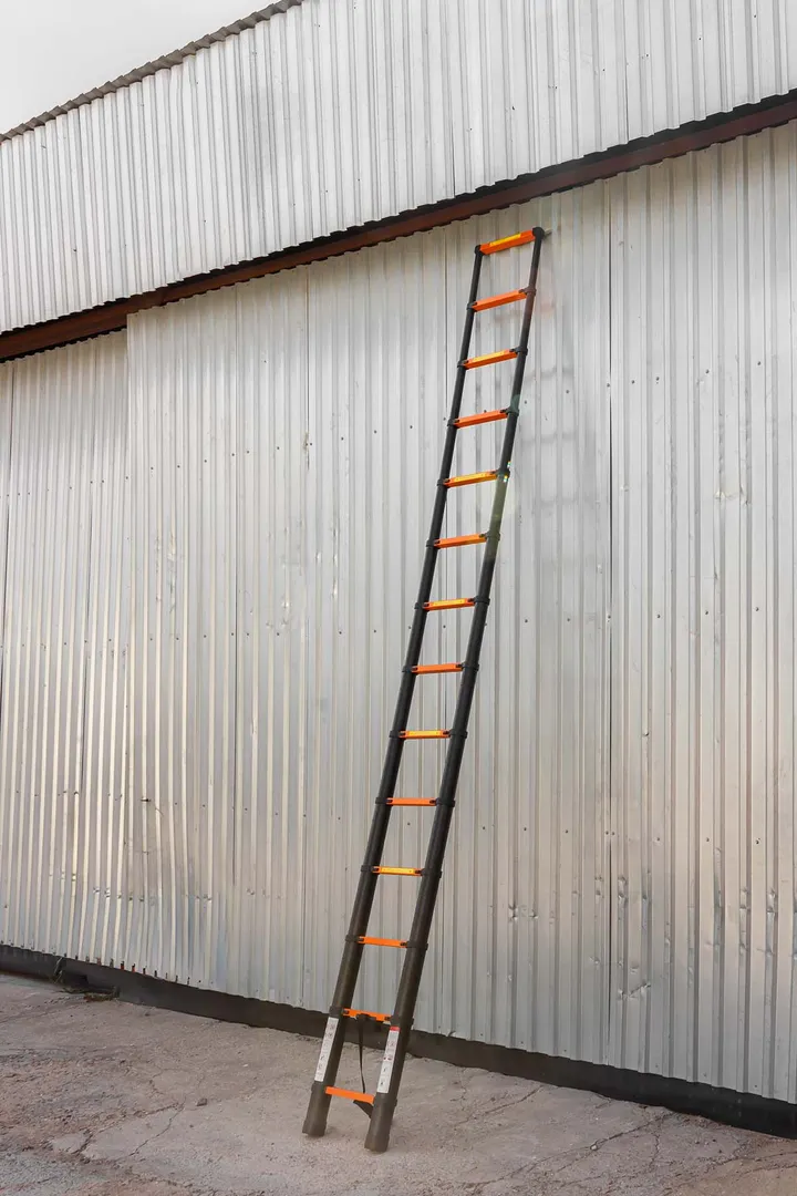 Лестница телескопическая алюм. бытовая 4.1м, 14 ступ. ISMA ISMA-UP410