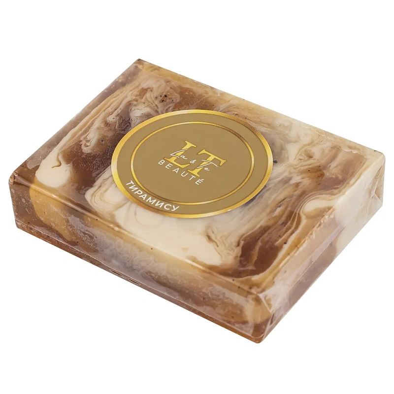Мыло твердое ручной работы с добавлением эфирных масел ''Тирамису'' La and Te beaute LT-6167(+ уп)