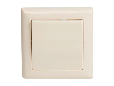 Выключатель двухполюсный, скрытый винт. зажим, кремовый DARIA Mutlusan 2120 405 0202