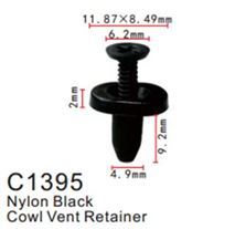 Клипса для крепления внутренней обшивки а/м Форд пластиковая, 100 шт Forsage C1395(Ford)