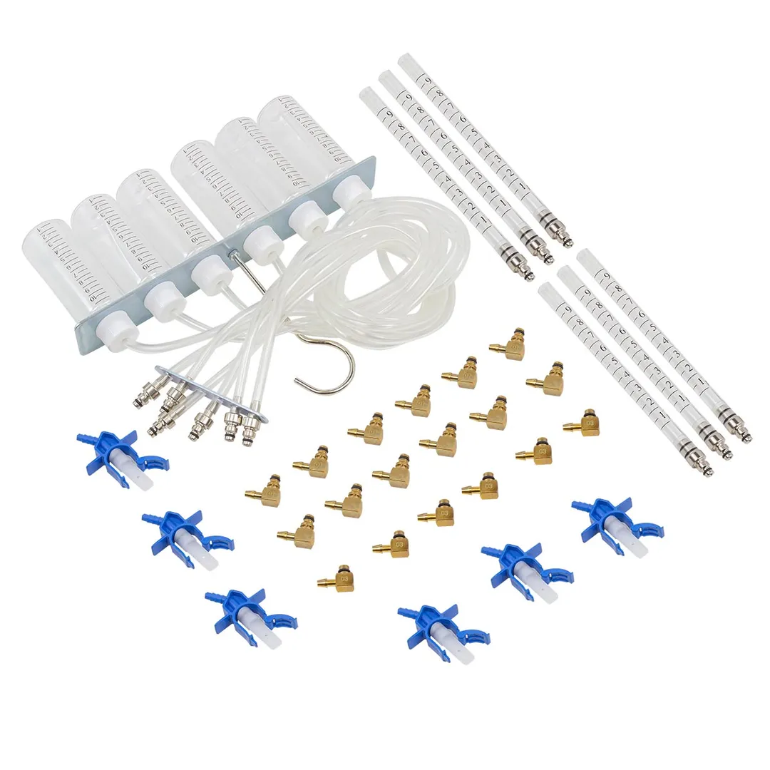 Тестер обратки дизельных форсунок системы Common Raill с комплектом адаптеров, Forsage F-902G8D(F-04A3024D)