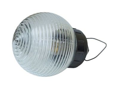 Светильник шар стекло/черный 60Вт, IP44, НСП 01-60-001 Юпитер JP1309-01