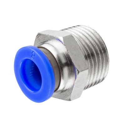 Фитинг для пластиковых трубок 8 мм-наружная резьба 3/8'' Forsage F-SPC08-03