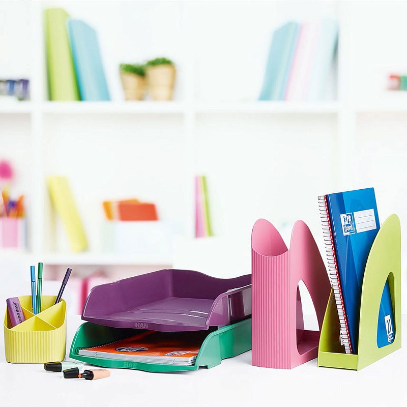 Подставка для канцелярских мелочей "Re-X-LOOP", зеленый