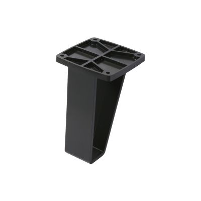 Опора меб. пласт. В-18 h130 черный AKS 91320