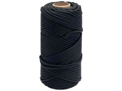 Паракорд с сердечником, 3 нити Ø2 мм черный 50 м TRUENERGY 12774
