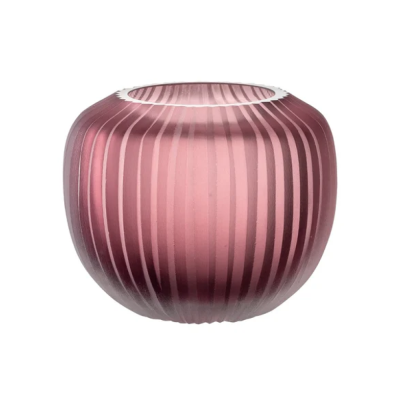 Ваза "BELLAGIO", стекло, 9 см,  розовый