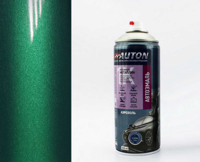 Автоэмаль металлик 963 Зеленая аэр. 520 мл AUTON ATN-A46381