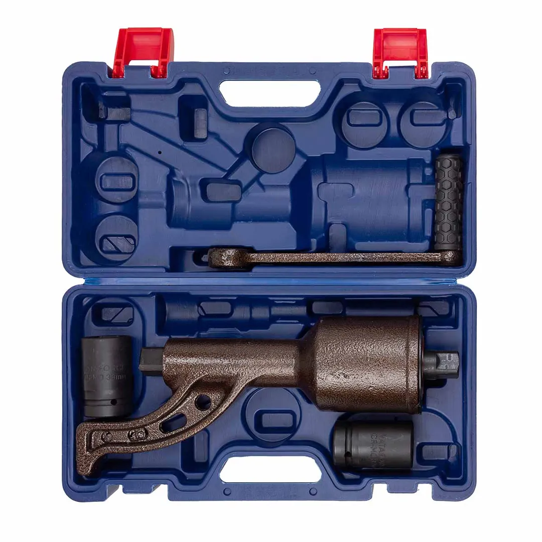 Гайковерт ручной с редуктором 1", головки 32, 33 мм, L330 мм, передаточное число 1:78, 7500 Н/м YATAFORCE YF-34114103 HS