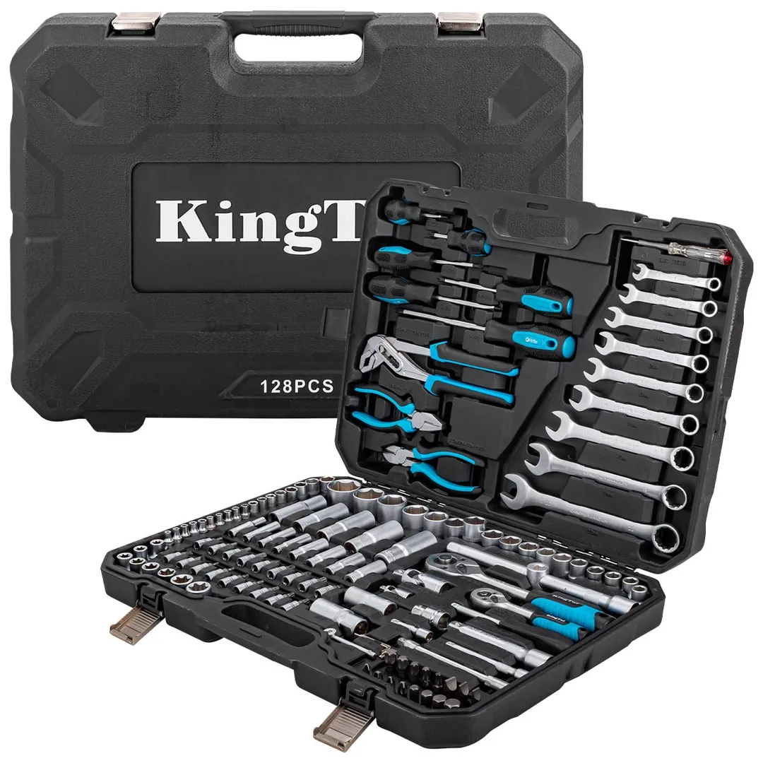 Набор инструментов 128 пр 1/4''&1/2'' 6-гр KINGTUL KT-41283-5