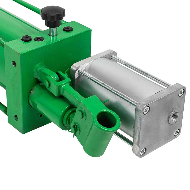 Цилиндр гидравлический для пресса в комплекте со станцией гидравлической и манометром 50 т RockForce RF-0101-3Y[ из 2-х частей]