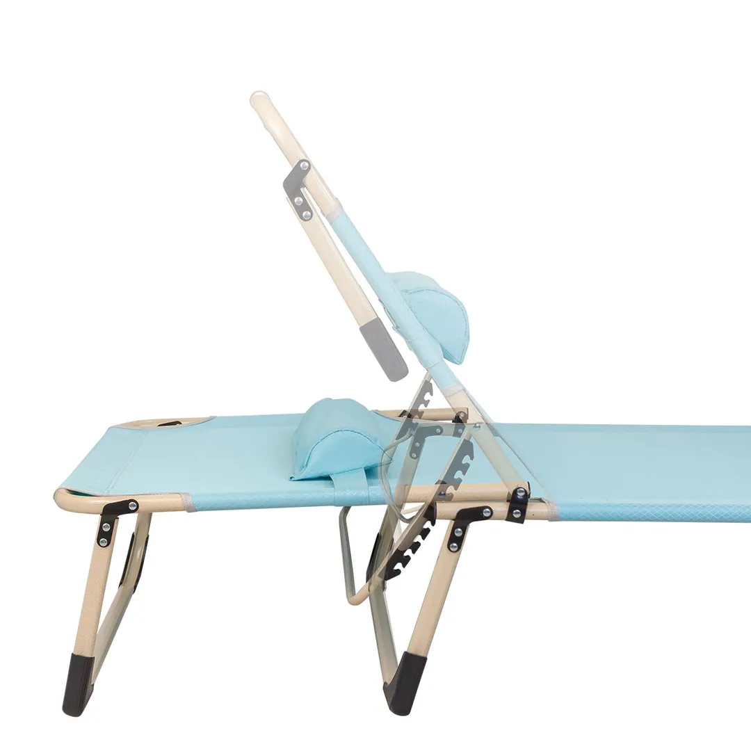 Шезлонг с зонтиком WMC TOOLS WMC-FG-HY-8007Z Blue