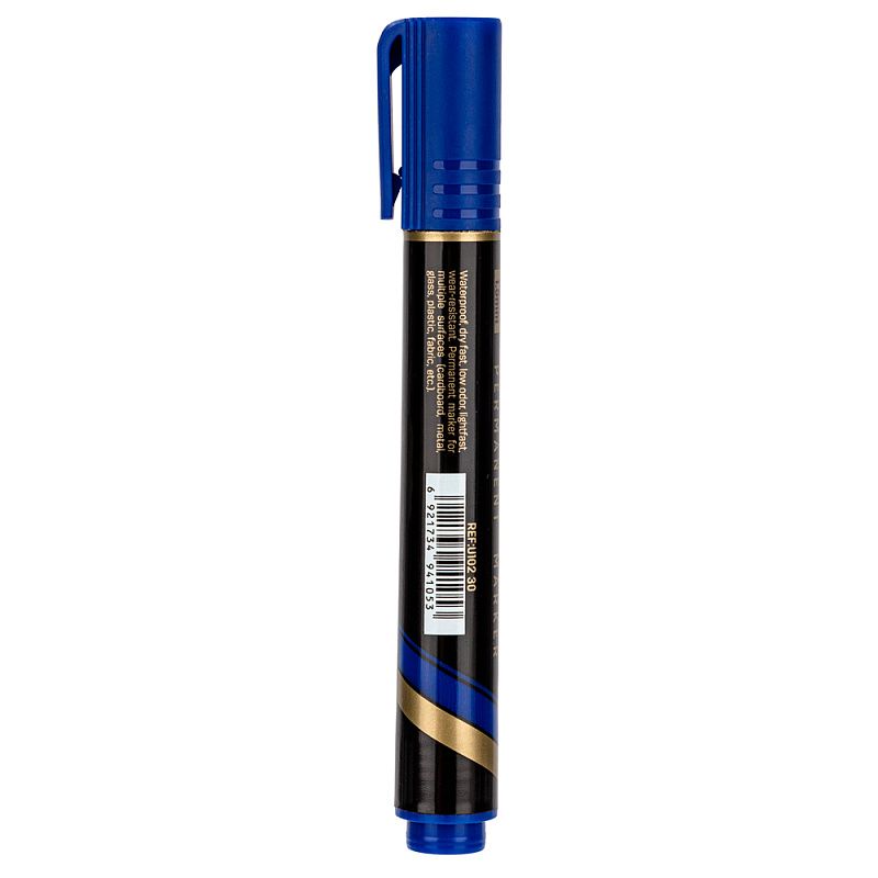 Маркер перманентный "MATE U102", синий