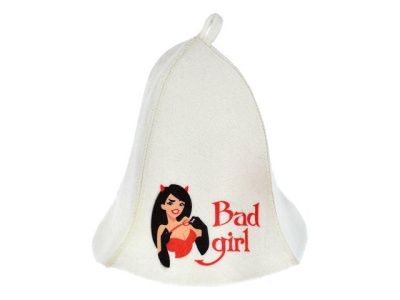 Шапка для бани и сауны <Bad girl>, войлок HOT POT 41158