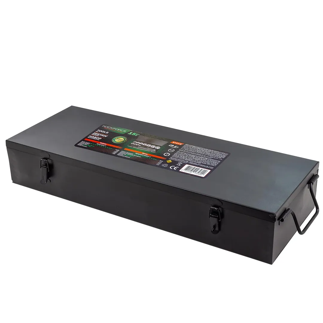 Набор головок 36-80 мм 1'' 12-гр с трещоткой 15 пр RockForce RF-8141-9