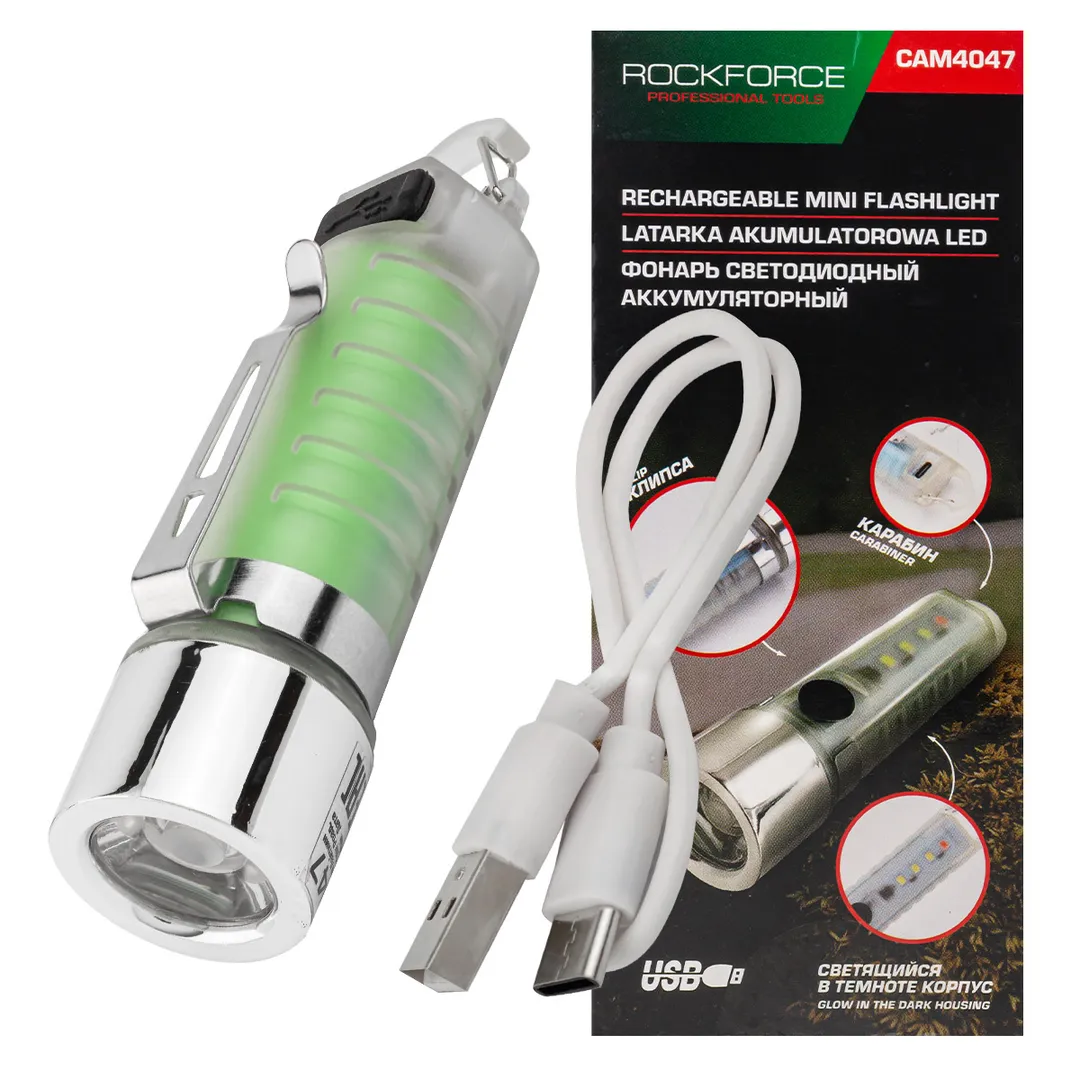 Фонарь светодиодный аккумуляторный RockForce RF-CAM4047