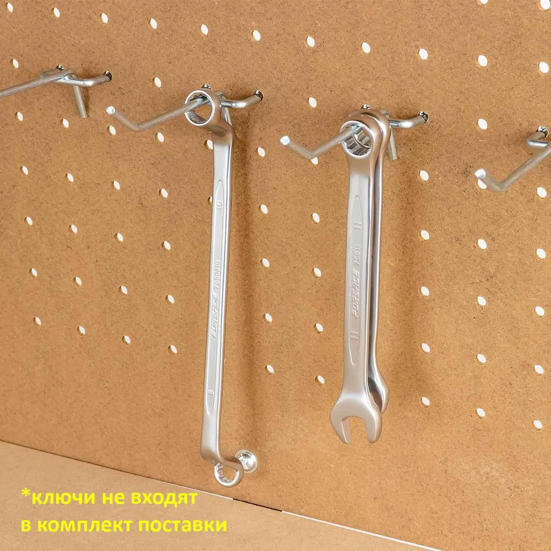 Верстак металлический 800х400х1400 мм с 10 крючками RockForce RF-WT00301