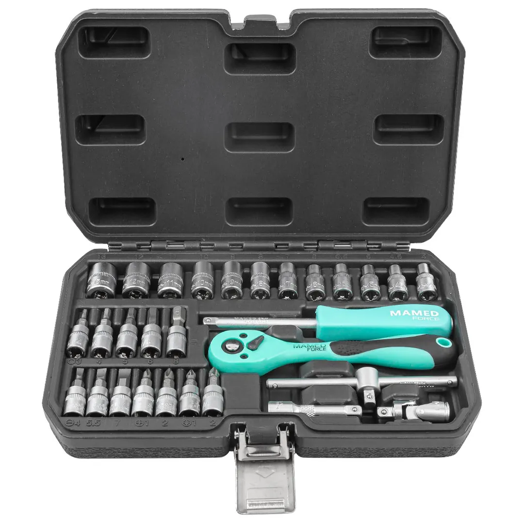 Набор инструментов PROFI 29 пр. 1/4" 6-гр 4-13 мм MAMEDFORCE MF-2291-5