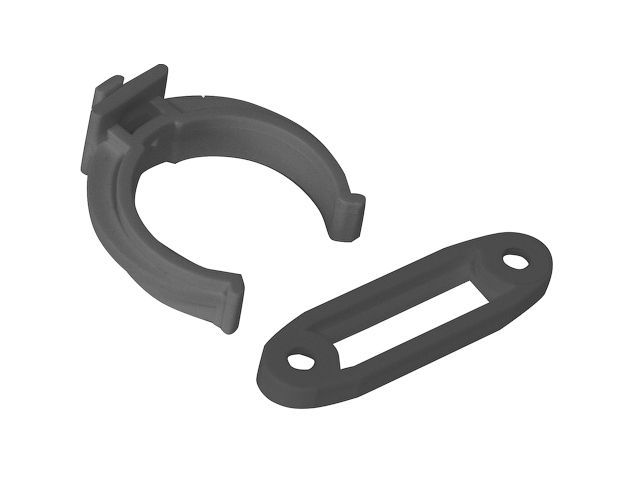 Клипса для кухонной опоры универсальная черная, 4 шт в зип-локе Starfix SMZ1-7095-4