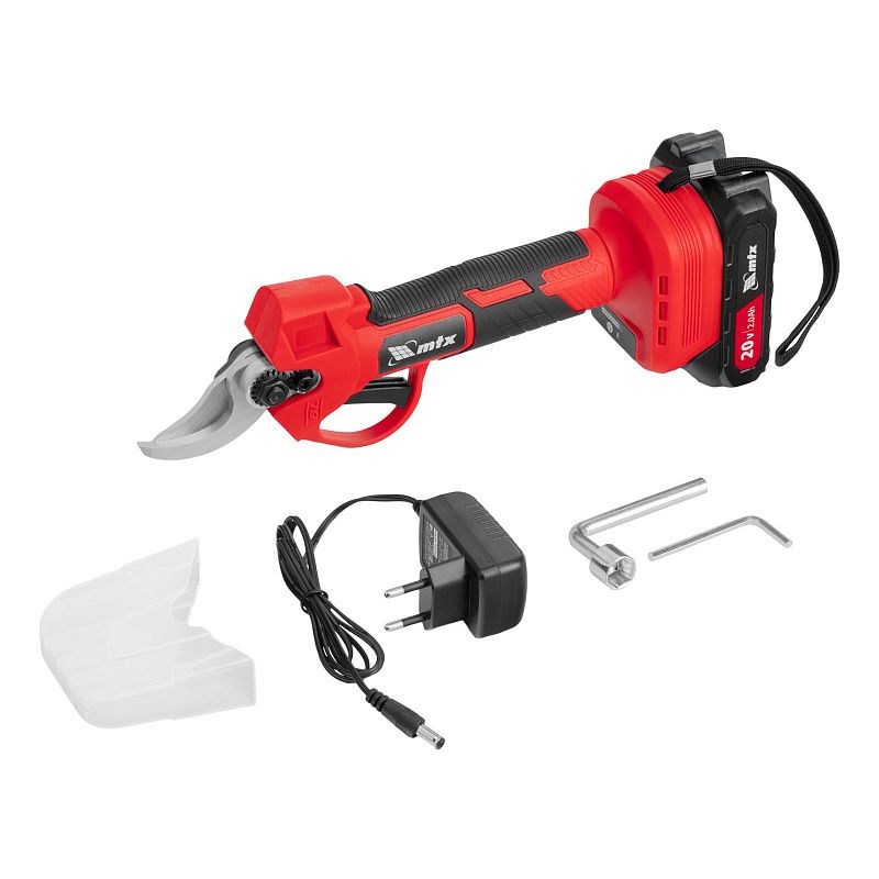 Секатор аккумуляторный, бесщет., BP-25, Li-Ion, 20 В MTX 59437