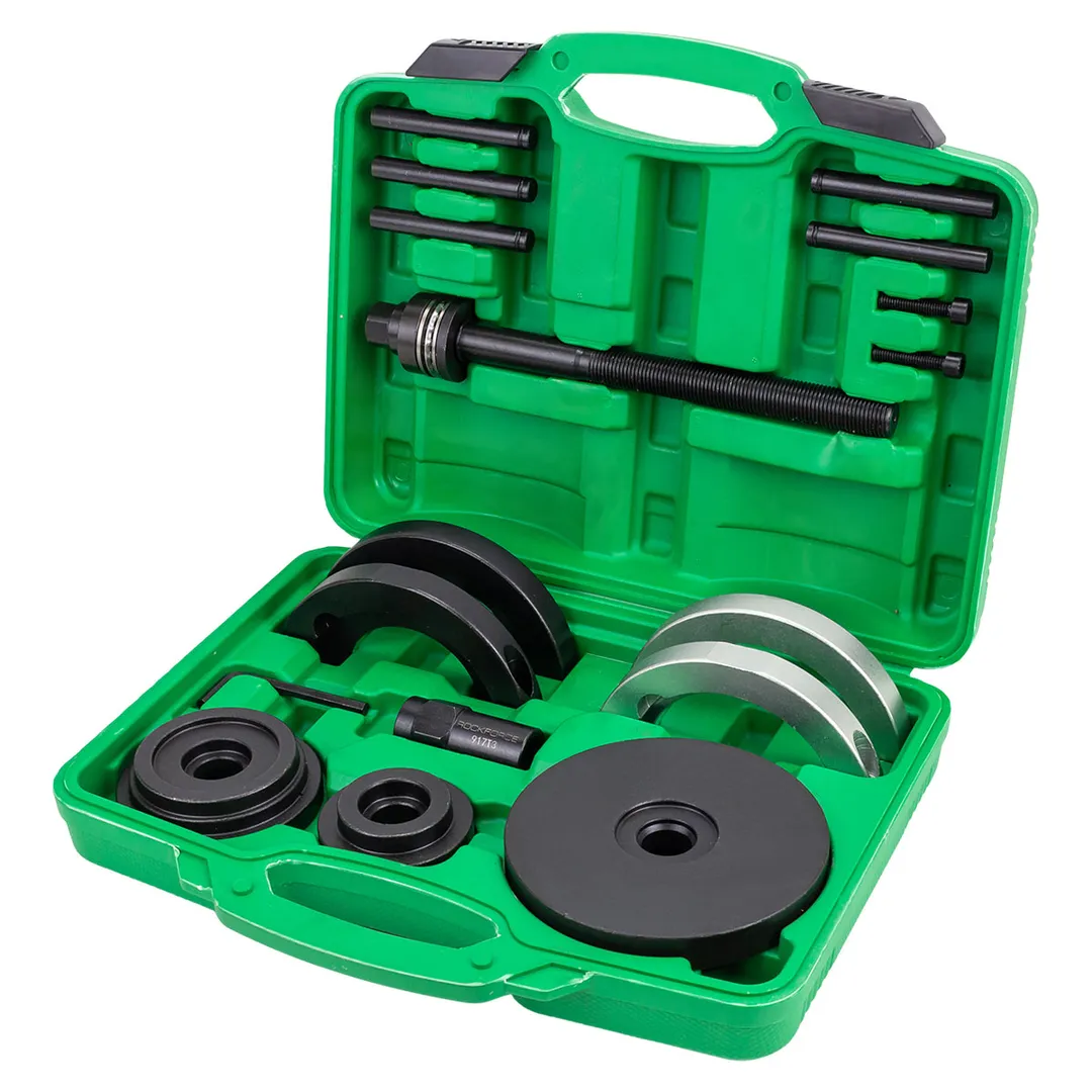 Съемник ступичных подшипников в комплекте с оправками VW Transporter T5, Touareg, Multivan 85 мм RockForce RF-917T3