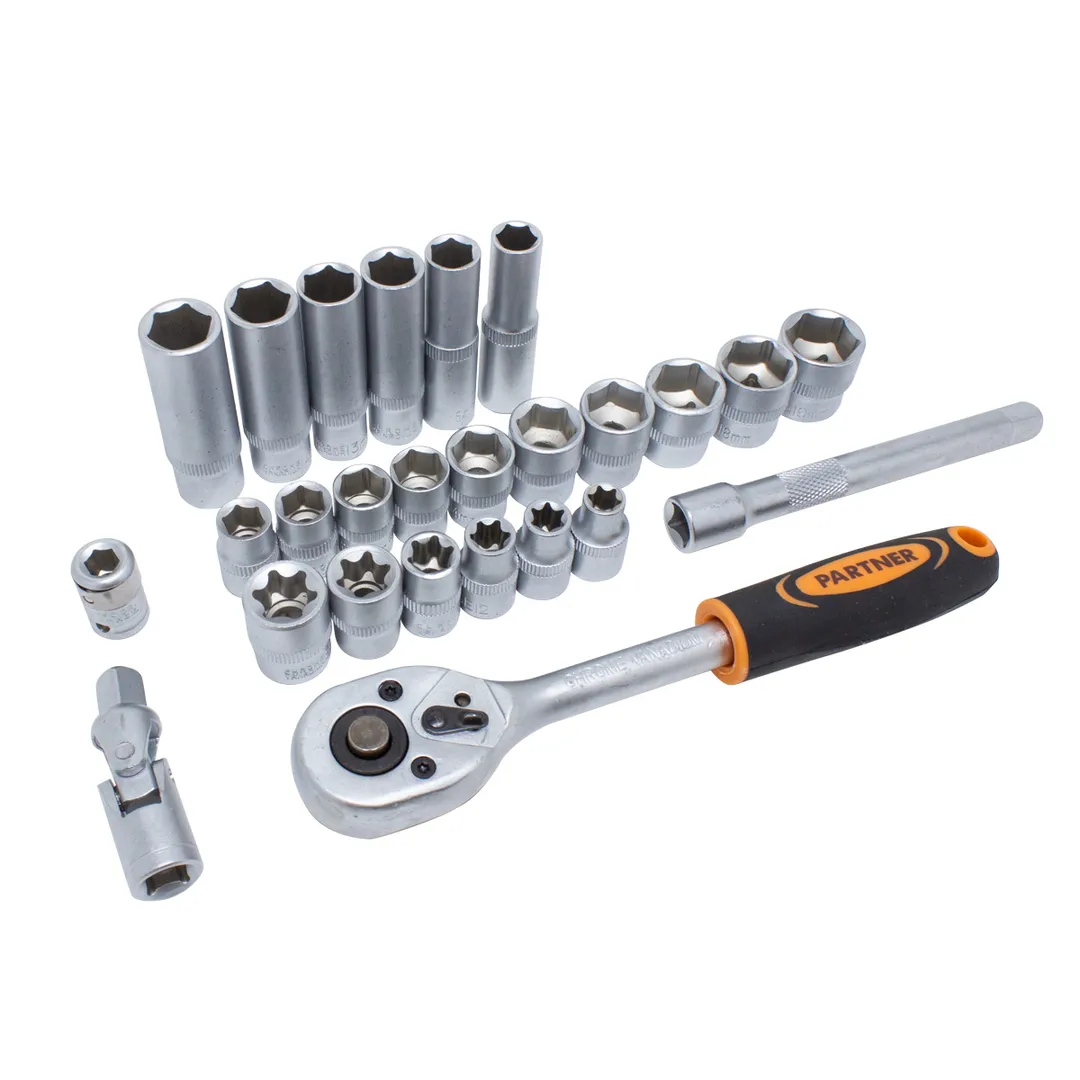Набор инструментов 216 пр. 1/4''&3/8''&1/2'' 6-гр. Partner PA-38841